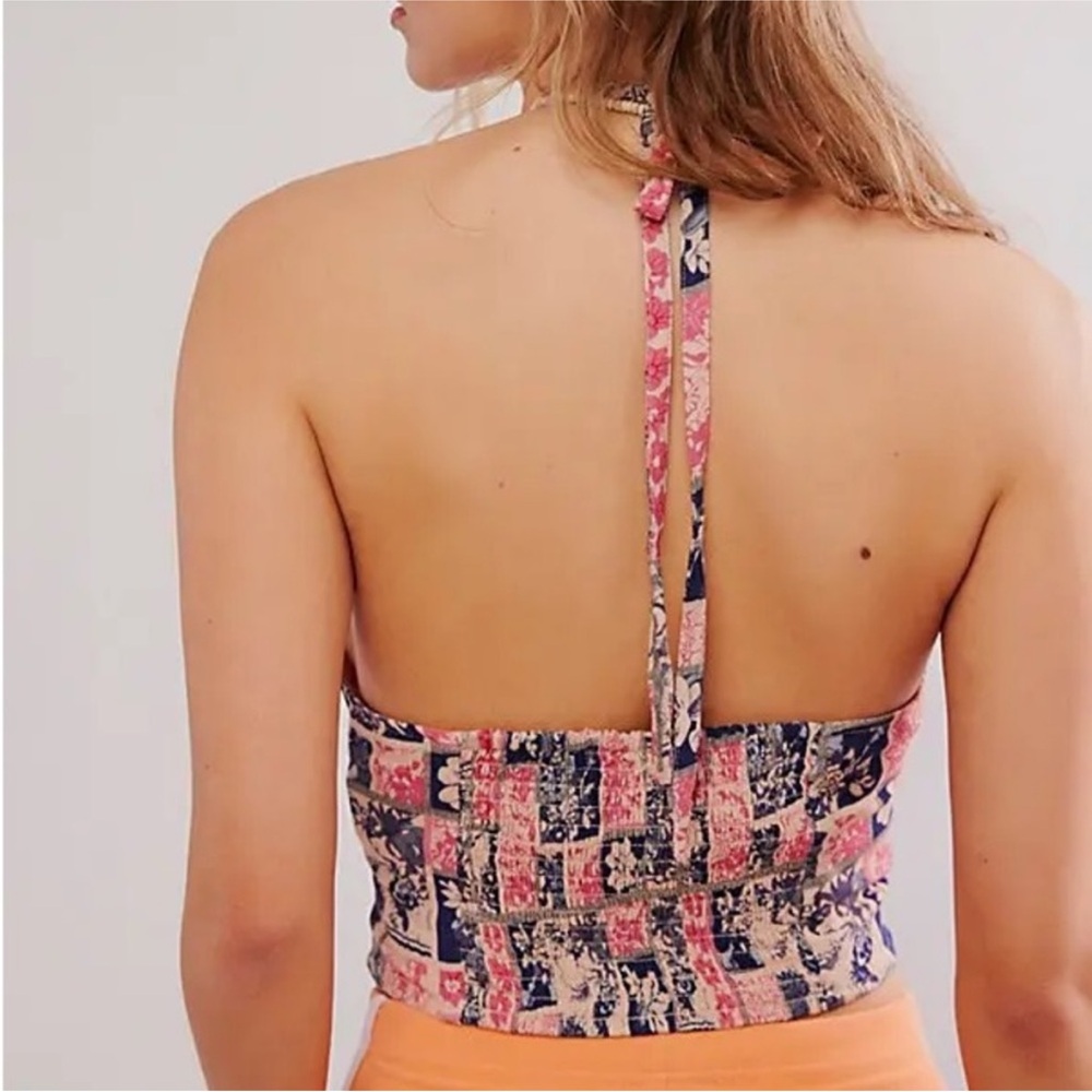 NWOT Free People Rae Halter Top - Picture 5 of 7